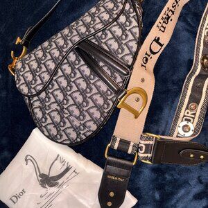 Christian Dior Oblique Saddle Bag